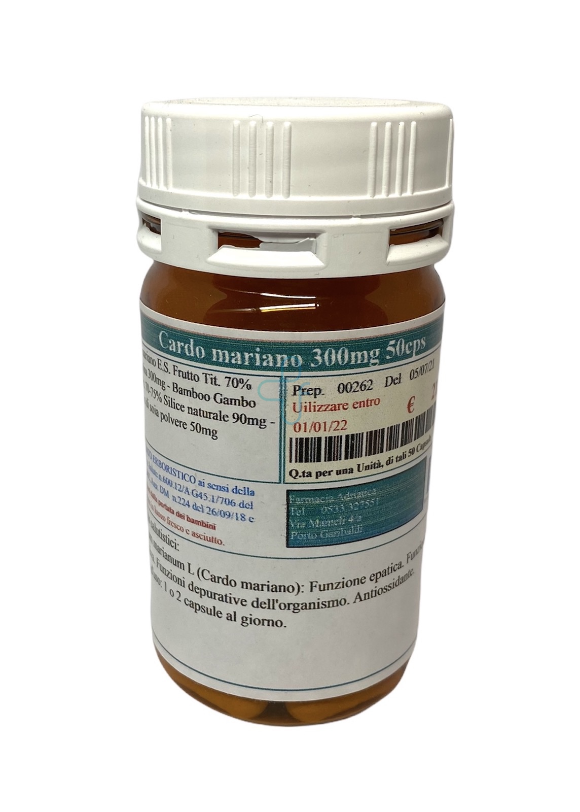 Cardo mariano 300mg 50 Capsule