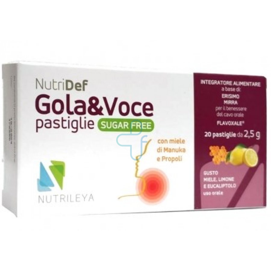 Nutridef Golaevoce senza zucchero Miele Limone Eucaliptolo 20past