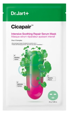 Dr.Jart  Cicapair   Intensive Soothing Repair Serum Mask Maschera Riparatrice Le