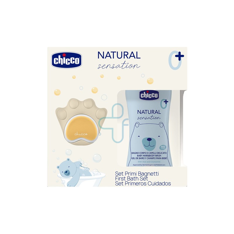 Chicco Natural Sensation Set Detergente   spugna
