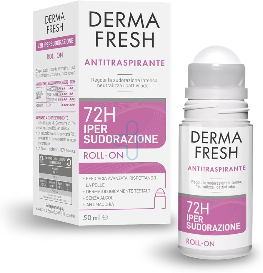 Dermafresh 72h Ipersudorazione Roll On