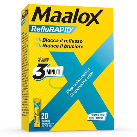 Maalox Reflurapid Adv 20bust