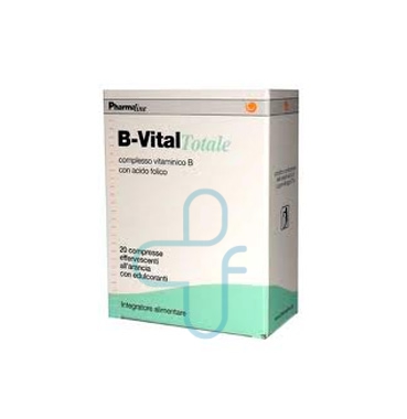 PharmaLine Linea Vitamine B Vital Totale Integratore 20 Compresse Effervescenti