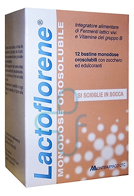 Lactoflorene Linea Fermenti Integratore di Fermenti Lattici 12 Bustine Orosolub