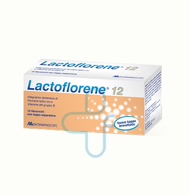 Lactoflorene Linea Fermenti Integratore di Fermenti Lattici 12 Flaconcini 10 ml