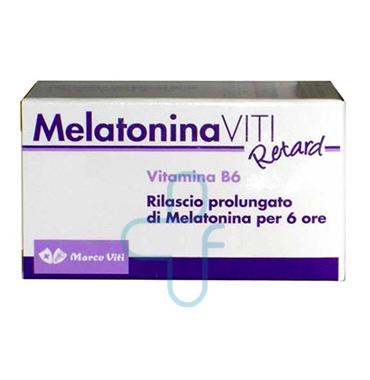 Marco Viti Linea Sonno e Relax Melatonina Retard 1mg Integratore 60 Compresse