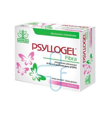 Nathura Linea Intestino Sano Psyllogel Fibra Integratore 20 Buste Fragola