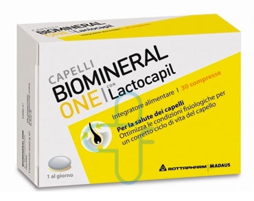 Biomineral Linea Hair Terapy One con Lactopil Plus Capelli Deboli 30 Compresse