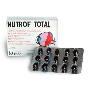 Laboratoires Thea Linea Salute degli Occhi Nutrof Total Integratore 30 Capsule