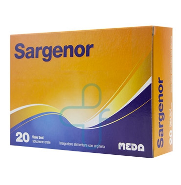 Meda Pharma Linea Benessere Energia Sargenor Integratore 20 Flaconcini 5 ml