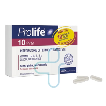 Prolife Linea Intestino Sano 10 Forte Integratore Fermenti Lattici 20 Capsule