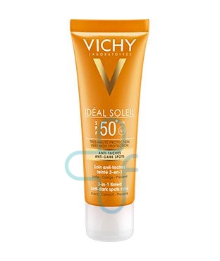 Vichy Linea Ideal Soleil SPF50+ Protezione Anti-Macchie 3 in 1 Colorata 50 ml