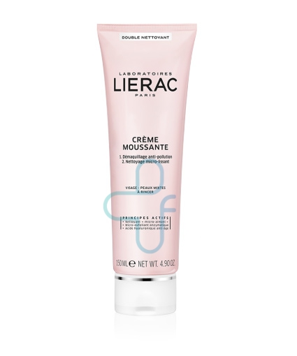 Lierac Linea Double Nettoyant Creme Moussante Struccante Detergente 150 ml