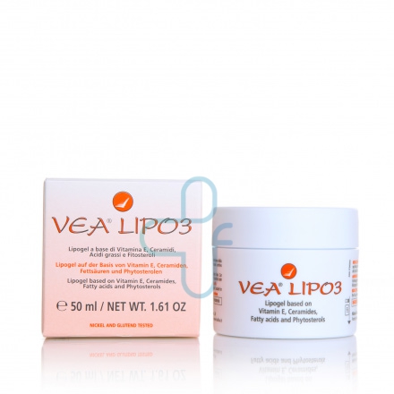 VEA Linea Pelli Sensibili Lipo3 Vitamina E Lipogel Idratante Rigenerante 50 ml
