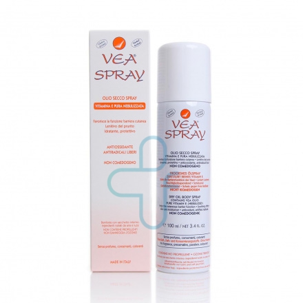 VEA Linea Pelli Sensibili Olio Secco SprayVitamina E Pura Nebulizzata 100 ml