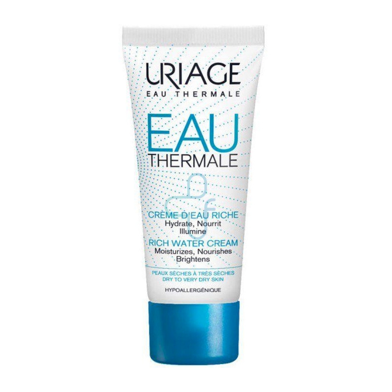 Uriage Linea Eau Thermale Crema Ricca all'Acqua Nutriente Rigenerante 40 ml