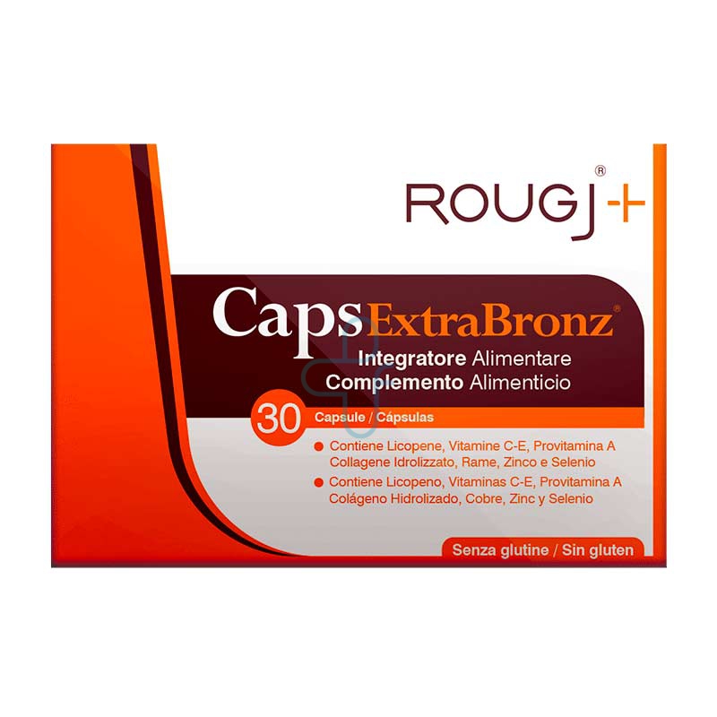 Rougj Linea Solare Caps ExtraBronz Protettivo Integratore Alimentare 30 Capsule