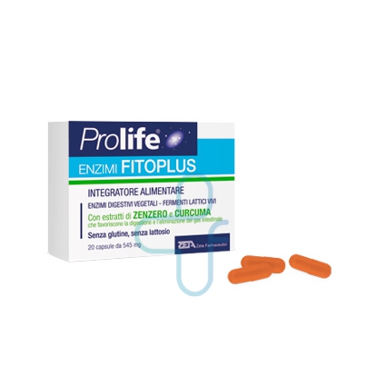 Prolife Linea Intestino Sano Enzimi Fitoplus Integratore Fermenti 20 Capsule