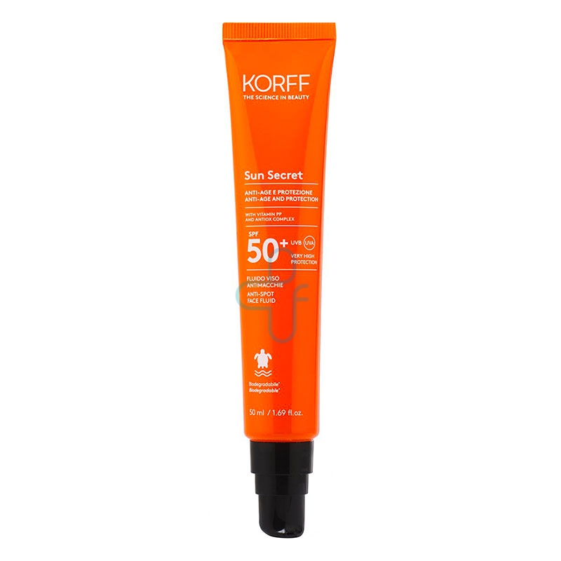 Korff Linea Sun Secret Fluido Viso Antimacchie SPF50+ 50 ml