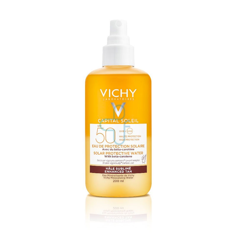 Vichy Linea Capital Soleil Acqua Solare Protettiva SPF 50 Abbronzature Intensa