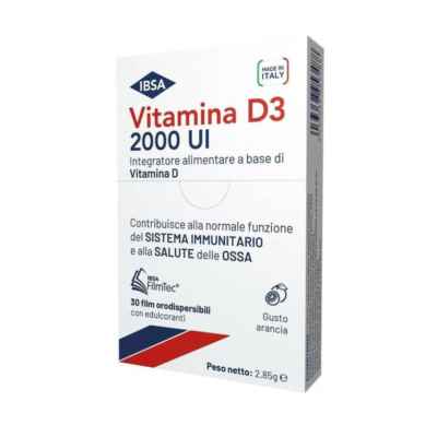 Ibsa Vitamina 3D 2000UI 30 Film Orodispersibili